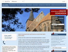 Tablet Screenshot of amt-barth.de
